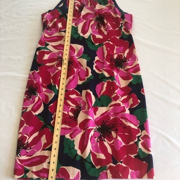 Trina Trina Turk Women's Floral Printed Ponte midi Dress, Pink Sz 16 - Picture 17 of 17